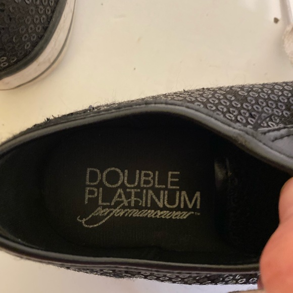 Double Platinum - Black (CHUX) glitter sneakers, Size: 6 - Picture 7 of 8